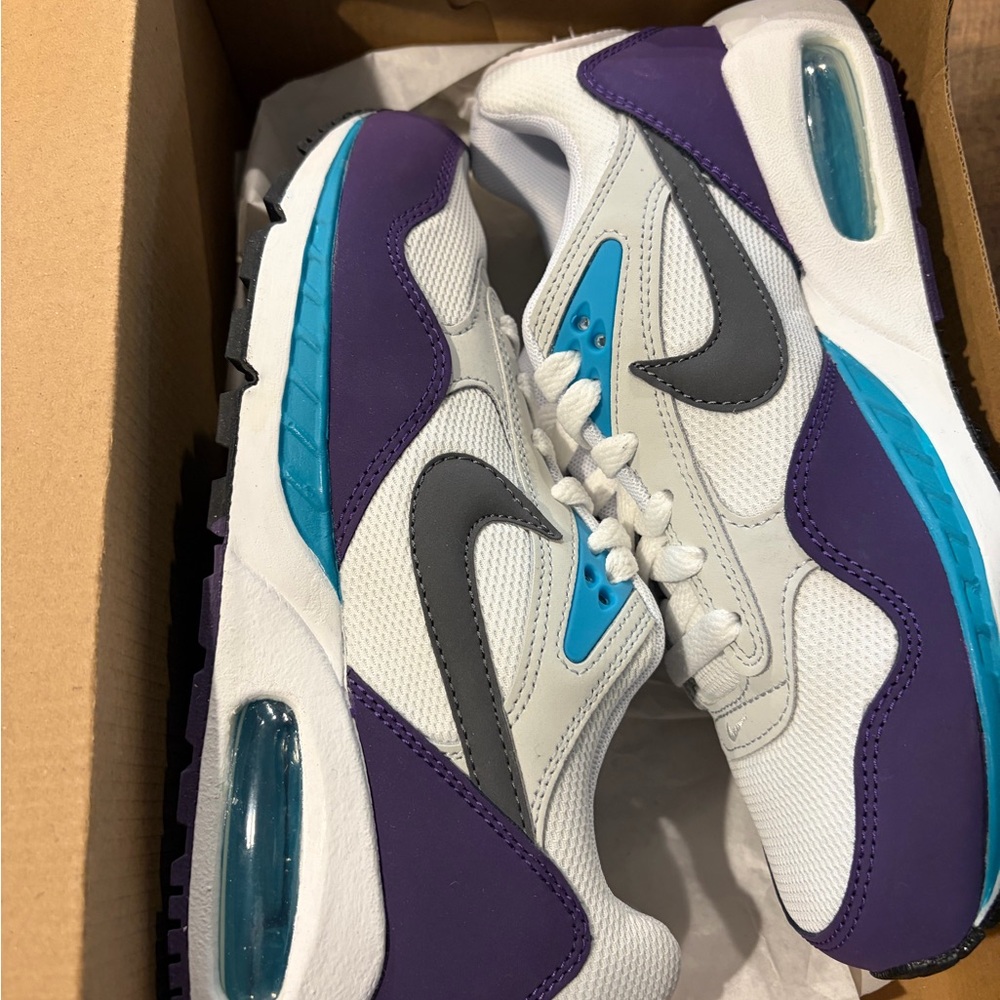 Nike Athletic Shoes - White, Purple, Gray, Blue